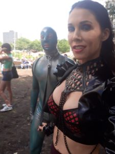 Mistress Susi and a fellow participant at Montreal Fetish Weekend event.