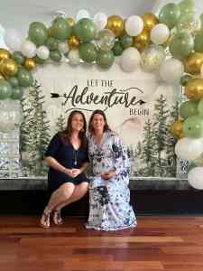 Blanka, Stephanie at Baby Shower