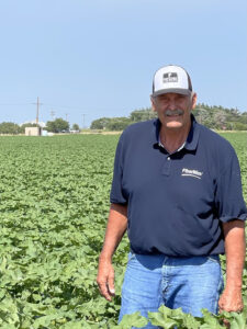 The yield improvement with drip irrigation was really amazing, sats Mike Patschke. - Photo: Netafim