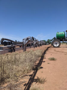 The patent pending SenseSpray system - retrofitted here to a 36 metre sprayer - runs in parallel with the existing technology on the farm. It is designed to scale to fit the size of the farmer’s boom. - Photo: Agtecnic