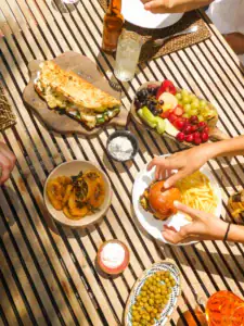 Martı Hemithea Hotel Club Mistral yemek sunumu