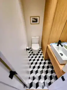Bathroom intallation by Kepper Construction