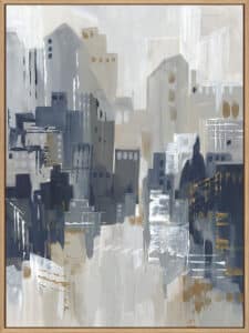 Indigo City I - Canvas