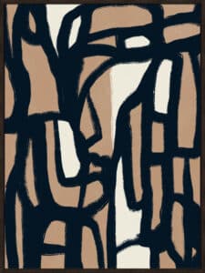 Bold Line Composition 11 - Canvas