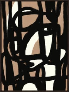 Bold Line Composition 1 - Canvas