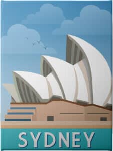 Architectural Icons I - Unframed Canvas Unframed Canvas