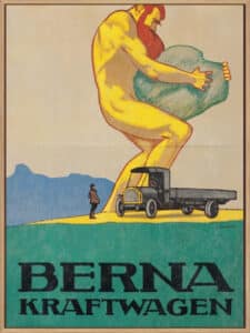 Berna Kraftwagen Emil Cardinaux - Canvas Gallery Natural
