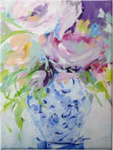 Blissful Bouquet I - Unframed Canvas Unframed Canvas