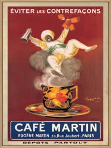 Cafe Martin 1921 - Canvas Gallery Natural