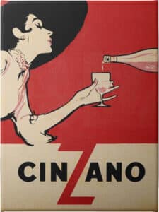 Cinzano - Unframed Canvas Unframed Canvas