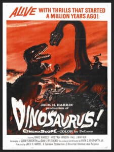 Dinosaurus - Canvas Gallery Black