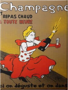 Hommage A Lautrec - Unframed Canvas Unframed Canvas