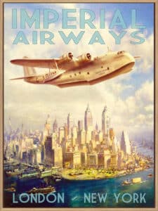 Imperial Airways - Canvas Gallery Natural