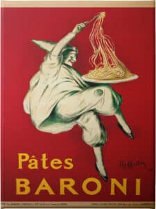 Pates Baroni 1921 - Unframed Canvas Unframed Canvas