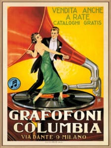 Grafofoni Columbia 1920 - Canvas Gallery Natural