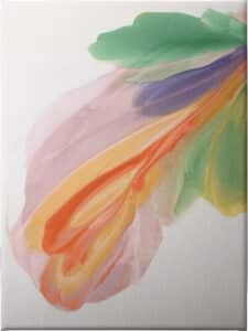 Blushing Feather I - Unframed Canvas Unframed Canvas