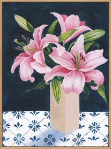 Honey's Lilies II - Canvas Gallery Natural