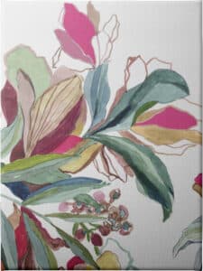Tropical Botanical Study II - Unframed Canvas Unframed Canvas