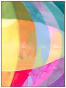 Neon Flare II - Canvas Gallery White