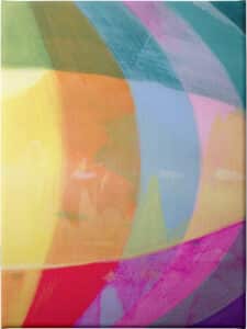 Neon Flare II - Unframed Canvas Unframed Canvas