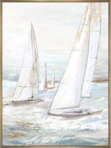 Windswept Sails II - Canvas Gallery Champagne