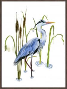At the Pond II - Canvas Gallery Walnut