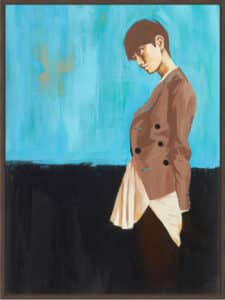 Dissolving Figure 2 - Canvas Gallery Walnut