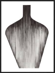 Gradient Curves 2 - Canvas Gallery Black