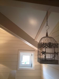 intérieur maison bois massif 