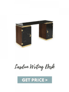 spanish interior design Spanish Interior Design Alert: A Mid-Century Lifestyle by A&B Curated lasdun writing desk 225x300