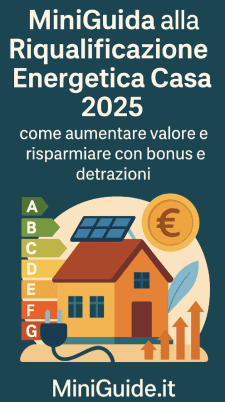 MiniGuida Riqualificazione Energetica Casa 2025: aumentare valore e risparmiare tasse