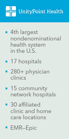 Unity Point Profile - Corepoint Health Customer