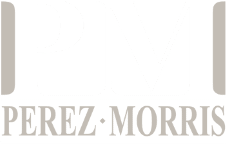 Perez Morris Logo for dark background