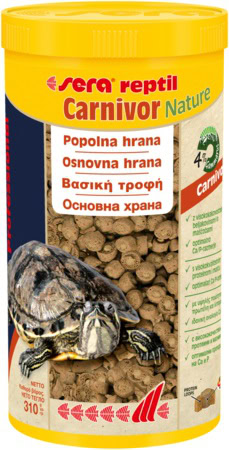 sera Reptil Professional Carnivor Nature за месоядни, 250 мл