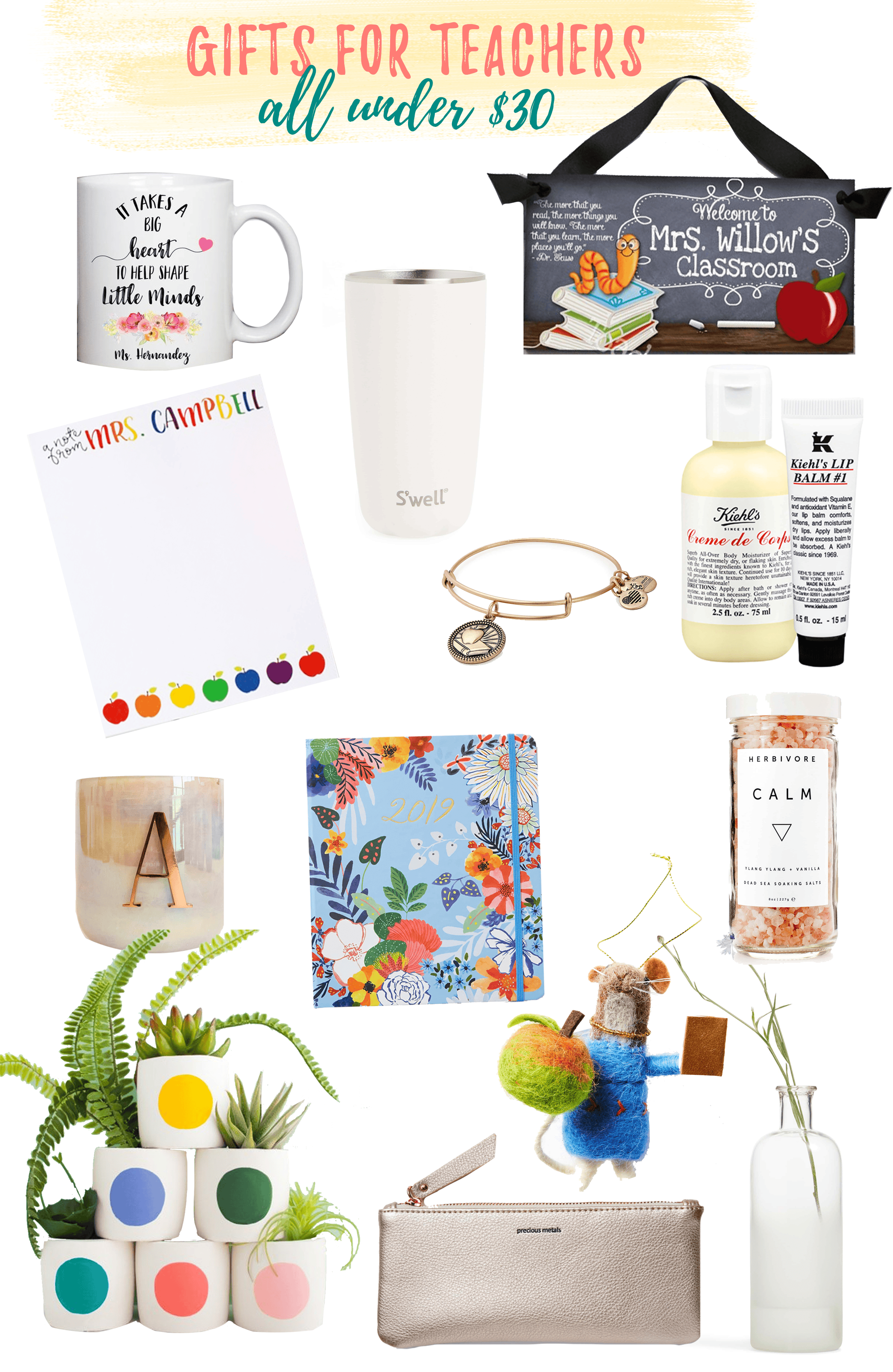 gifts for teachers under $30