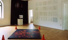 Deconstructions Européennes. Painting, Drawings, Photo Compositions, Videos of Myriam Thyes. 30 April - 16 May 1993 Freie Künstlergruppe Freiburg e.V. Kunstraum Alter Wiehrebahnhof Freiburg (Breisgau).