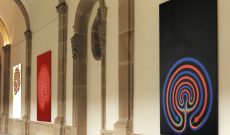 Myriam Thyes - Umbildungen, Einzelausstellung, Festival International Echternach, LU, 1997. Hier: Wunschbilder - Labyrinth-Symbole, 1994-1995