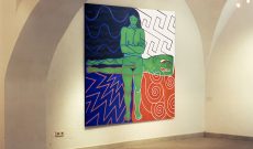 Myriam Thyes - Umbildungen, Einzelausstellung, Festival International Echternach, LU, 1997. Hier: BeziehungsMuster, 1995