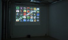 ‚Flag Metamorphoses' (2005-2014) in der Einzelausstellung ‚Beschleunigte Flaggen und Gebremste Helden', Kunstverein für den Rhein-Sieg-Kreis, Siegburg 2009.