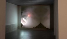 Myriam Thyes, Cloudy Empire (2004 / 2006), in der Gruppenausstellung 'Raumwelten', Museum Bärengasse, Zürich, Schweiz 2013.