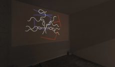 Sophie Taeuber Arps Fluchtlinien, Ausstellung Schaumbad Graz 2016.