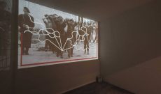 Sophie Taeuber Arps Fluchtlinien, Ausstellung Schaumbad Graz 2016.