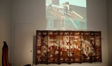 Heroic Virility (2007), video projection, Artists' Conquest, Pillnitz Palace, Dresden, 2021.