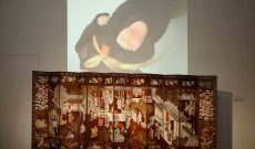 Heroic Virility (2007), video projection, Artists' Conquest, Pillnitz Palace, Dresden, 2021.