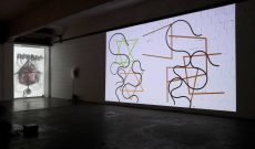 Myriam Thyes, Sophie Taeuber-Arp’s Vanishing Lines (2015) @ (Nicht) Unser Krieg, Weltkunstzimmer, Dusseldorf, 24. Feb. - 5. March 2023.