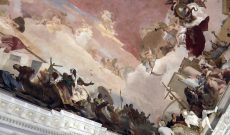 Myriam Thyes, After Tiepolo (2013), HD Video für große Projektion an die Decke, 9:40, stereo