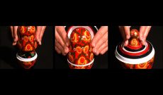Myriam Thyes, Multiple Madonna (2002/2007), video Pal, 3 channel installation or 3-in-1 HD version, 9:00, loop, mono, EN. Video still.