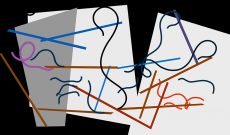 Myriam Thyes, Sophie Taeuber-Arp's Vanishing Lines, 2015, animation, HD-Video, 10:10, loop, stereo. Audio: Silvia Pachler.