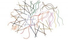 Myriam Thyes, Sophie Taeuber-Arp's Vanishing Lines, 2015, animation, HD-Video, 10:10, loop, stereo. Audio: Silvia Pachler.