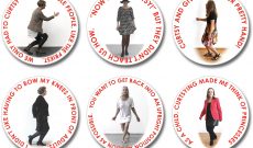 We Still Had To Curtsy, 2024-2026, 24 prints on aluminium DiBond, diameter 42 cm